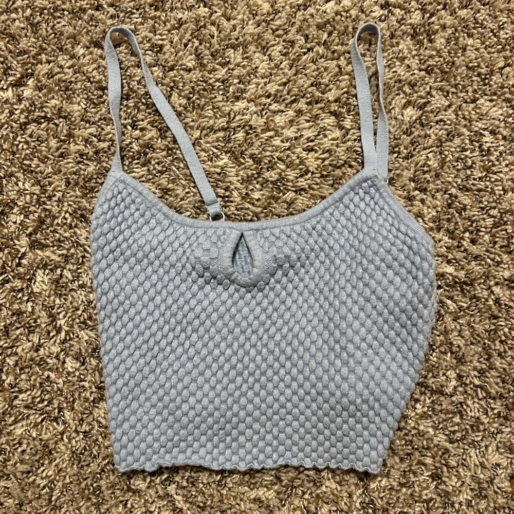 LA Hearts Crochet crop top